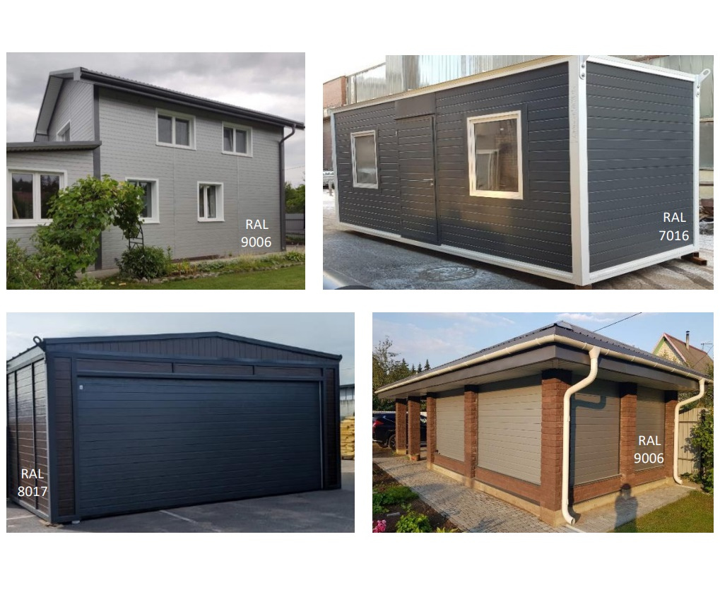 Сэндвич панель 2,0-2,9 м (толщина 40 мм) остатки, обрезки - 21