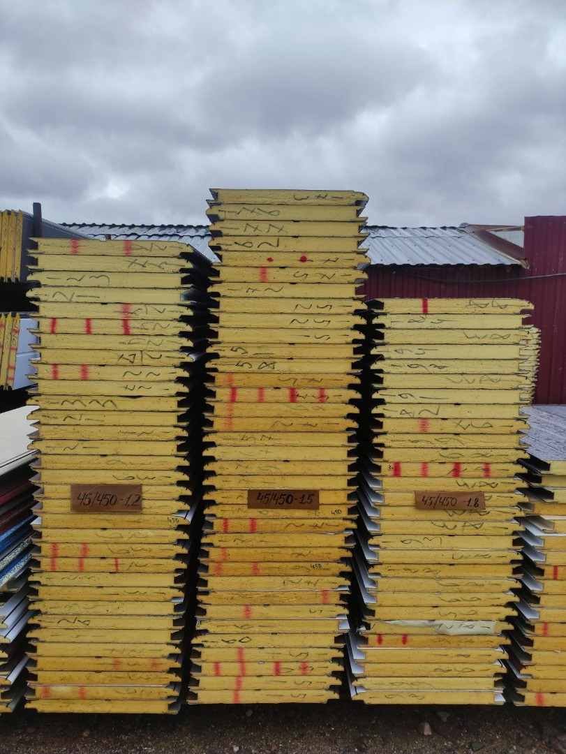 Сэндвич панели от 1,0 до 1,99 м (40мм/45мм) остатки, обрезки - 2