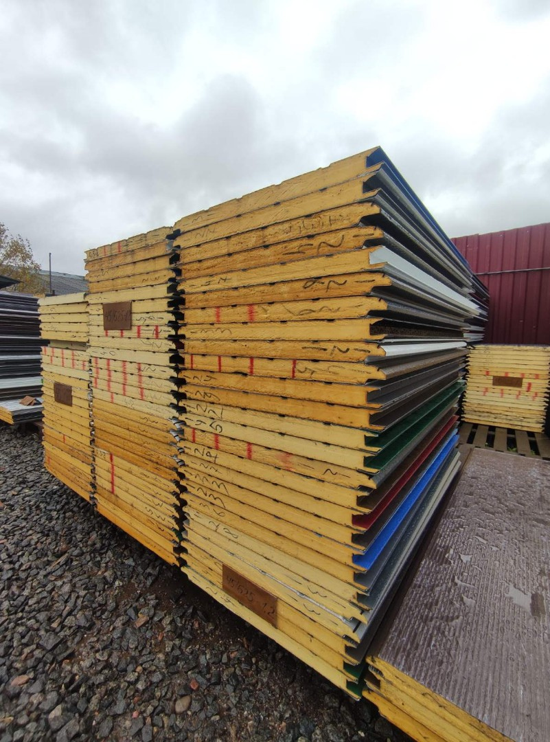 Сэндвич панели от 1,0 до 1,99 м (40мм/45мм) остатки, обрезки - 3