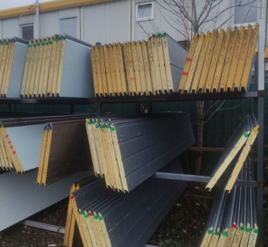 Сэндвич панель 2,0-2,9 м (толщина 40 мм) остатки, обрезки - 5min