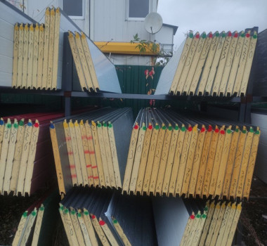 Сэндвич панель 2,0-2,9 м (толщина 40 мм) остатки, обрезки - 6min