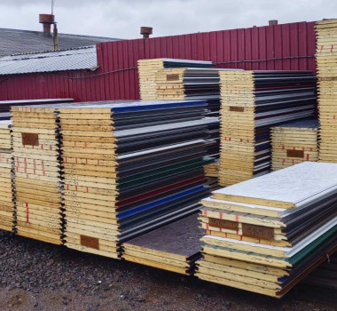 Сэндвич панели от 1,0 до 1,99 м (40мм/45мм) остатки, обрезки - 4min