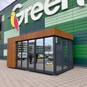 Модульное здание ларёк из сэндвич-панели