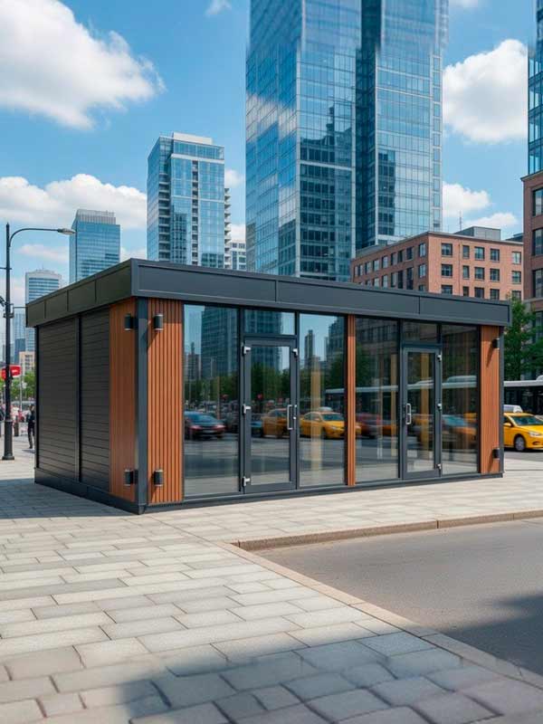 Модульный офис из сэндвич-панелей